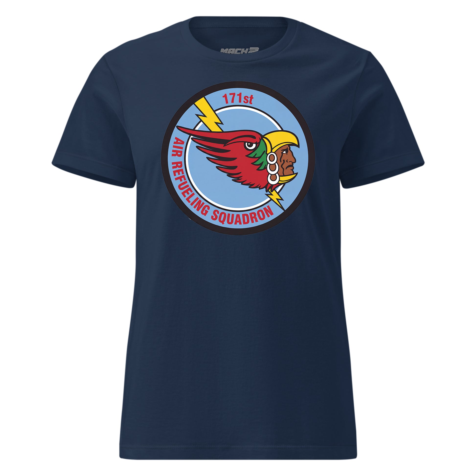 Mach2 Squadron Upload | 171ST AIR REFUELING SQUADRON | Womens | Navy | MACH-WOMENS-FRONT-NAVY.jpg