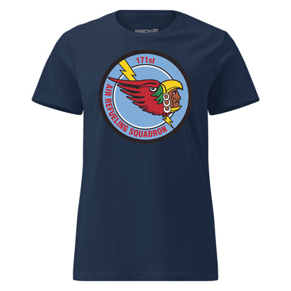 Mach2 Squadron Upload | 171ST AIR REFUELING SQUADRON | Womens | Navy | MACH-WOMENS-FRONT-NAVY.jpg