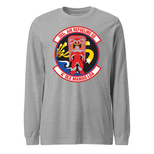 Mach2 Squadron Upload | 203RD AIR REFUELING SQUADRON | Long Sleeve | Heather Grey | MACH-LONG-SLEEVE-FRONT-GREY.jpg