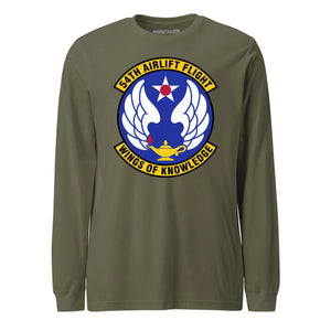 Mach2 Squadron Upload | 54TH AIRLIFT SQUADRON | Long Sleeve | OD Green | MACH-LONG-SLEEVE-FRONT-OD.jpg