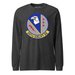 Mach2 Squadron Upload | 337TH AIRLIFT SQUADRON | Long Sleeve | Charcoal Heather | MACH-LONG-SLEEVE-FRONT-CHARCOAL.jpg