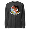 966th Airborne Air Control Squadron Long Sleeve T-Shirt - Charcoal Heather