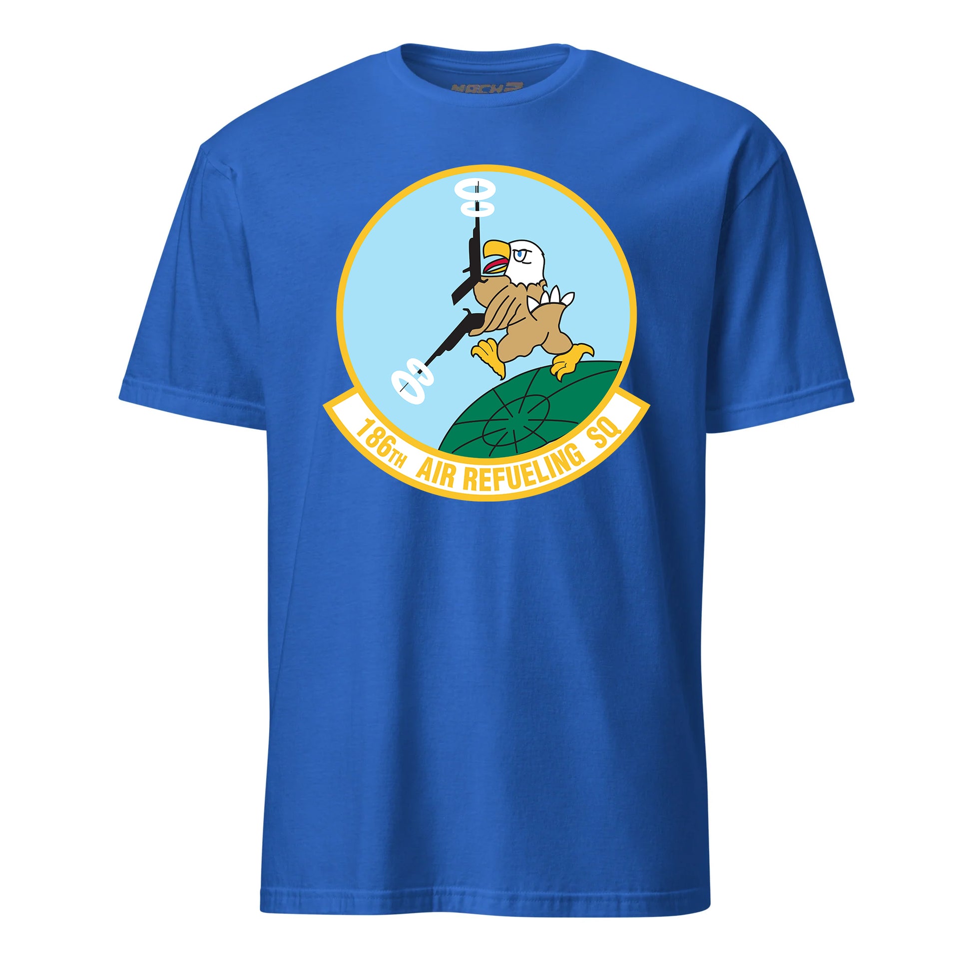 Mach2 Squadron Upload | 186TH AIRLIFT SQUADRON | T-Shirt | Royal | MACH-SHORT-SLEEVE-FRONT-ROYAL.jpg