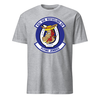 Mach2 Squadron Upload | 63RD AIR REFUELING SQUADRON | T-Shirt | Heather Grey | MACH-SHORT-SLEEVE-FRONT-GREY.jpg