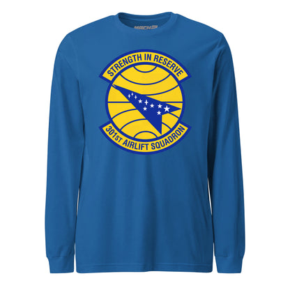 Mach2 Squadron Upload | 301ST AIRLIFT SQUADRON | Long Sleeve | Royal | MACH-LONG-SLEEVE-FRONT-ROYAL.jpg