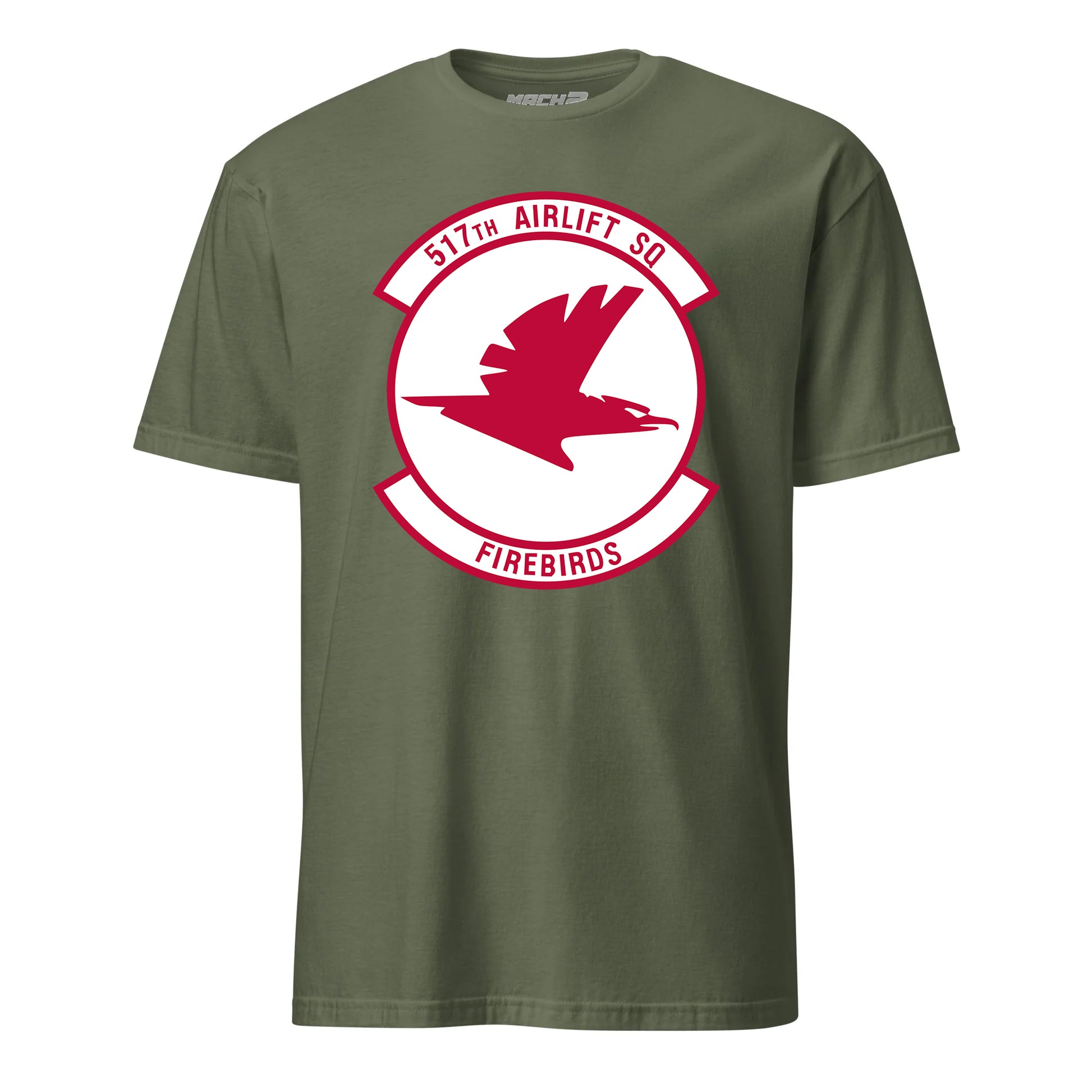 Mach2 Squadron Upload | 517TH AIRLIFT SQUADRON | T-Shirt | OD Green | MACH-SHORT-SLEEVE-FRONT-OD.jpg
