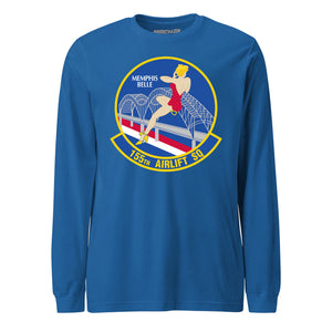 Mach2 Squadron Upload | 155TH AIRLIFT SQUADRON | Long Sleeve | Royal | MACH-LONG-SLEEVE-FRONT-ROYAL.jpg