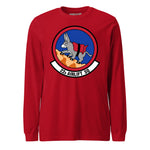 Mach2 Squadron Upload | 22ND AIRLIFT SQUADRON | Long Sleeve | Red | MACH-LONG-SLEEVE-FRONT-RED.jpg