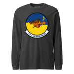 Mach2 Squadron Upload | 117TH AIR REFUELING SQUADRON | Long Sleeve | Charcoal Heather | MACH-LONG-SLEEVE-FRONT-CHARCOAL.jpg