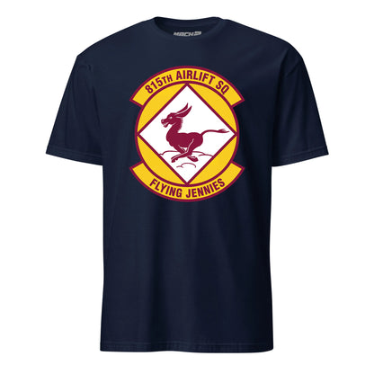 Mach2 Squadron Upload | 815TH AIRLIFT SQUADRON | T-Shirt | Navy | MACH-SHORT-SLEEVE-FRONT-NAVY.jpg