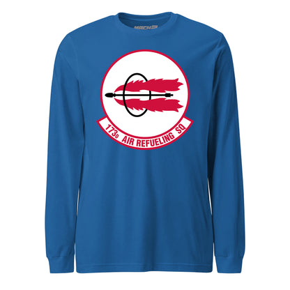 Mach2 Squadron Upload | 173RD AIR REFUELING SQUADRON | Long Sleeve | Royal | MACH-LONG-SLEEVE-FRONT-ROYAL.jpg
