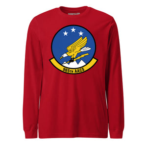 Mach2 Squadron Upload | 965TH AIRBORNE AIR CONTROL SQUADRON | Long Sleeve | Red | MACH-LONG-SLEEVE-FRONT-RED.jpg