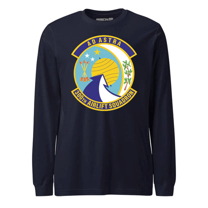Mach2 Squadron Upload | 300TH AIRLIFT SQUADRON | Long Sleeve | Navy | MACH-LONG-SLEEVE-FRONT-NAVY.jpg