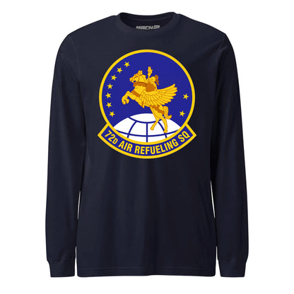 Mach2 Squadron Upload | 72ND AIR REFUELING SQUADRON | Long Sleeve | Navy | MACH-LONG-SLEEVE-FRONT-NAVY.jpg