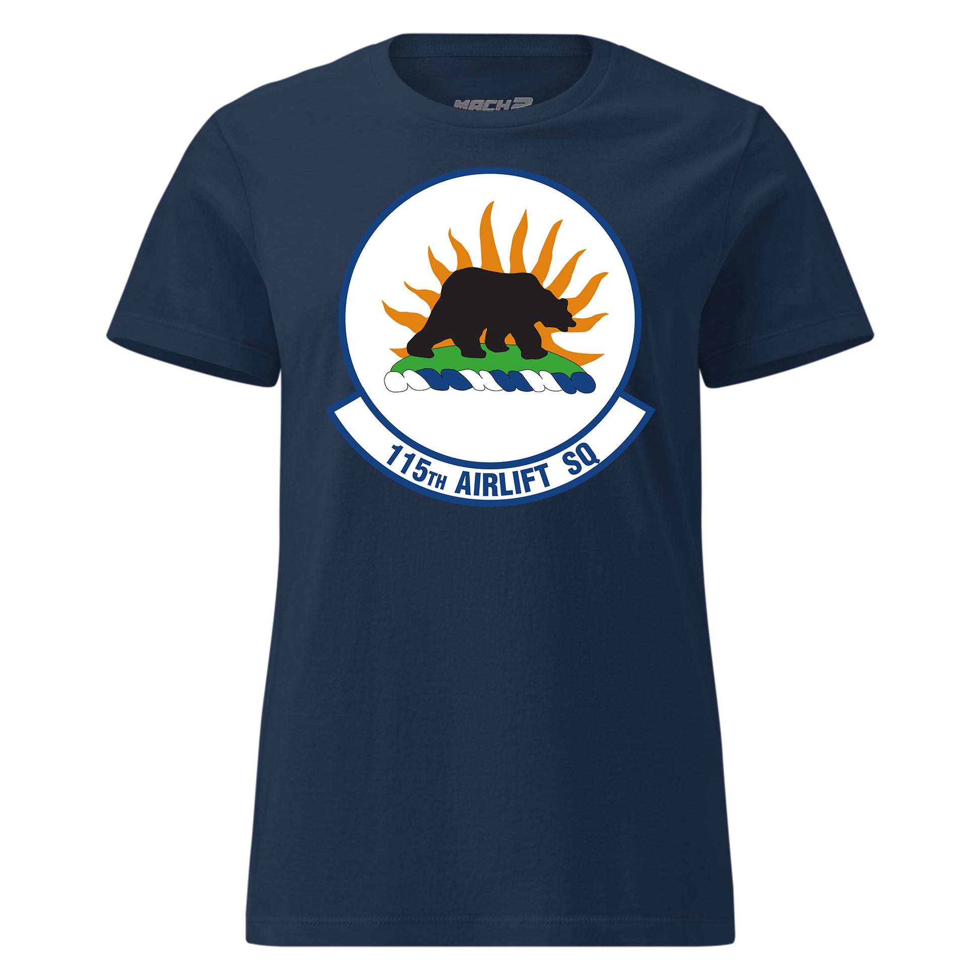 Mach2 Squadron Upload | 115TH AIRLIFT SQUADRON | Womens | Navy | MACH-WOMENS-FRONT-NAVY.jpg