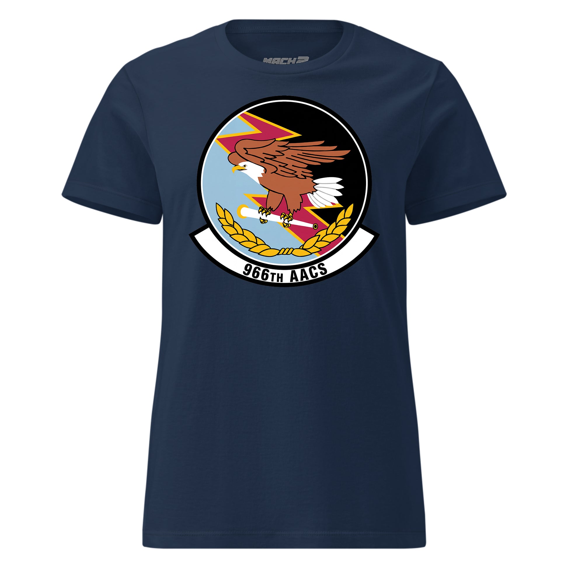 Mach2 Squadron Upload | 966TH AIRBORNE AIR CONTROL SQUADRON | Womens | Navy | MACH-WOMENS-FRONT-NAVY.jpg