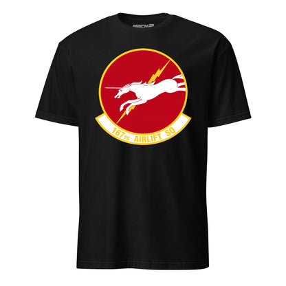 Mach2 Squadron Upload | 167TH AIRLIFT SQUADRON | T-Shirt | Black | MACH-SHORT-SLEEVE-FRONT-BLACK.jpg