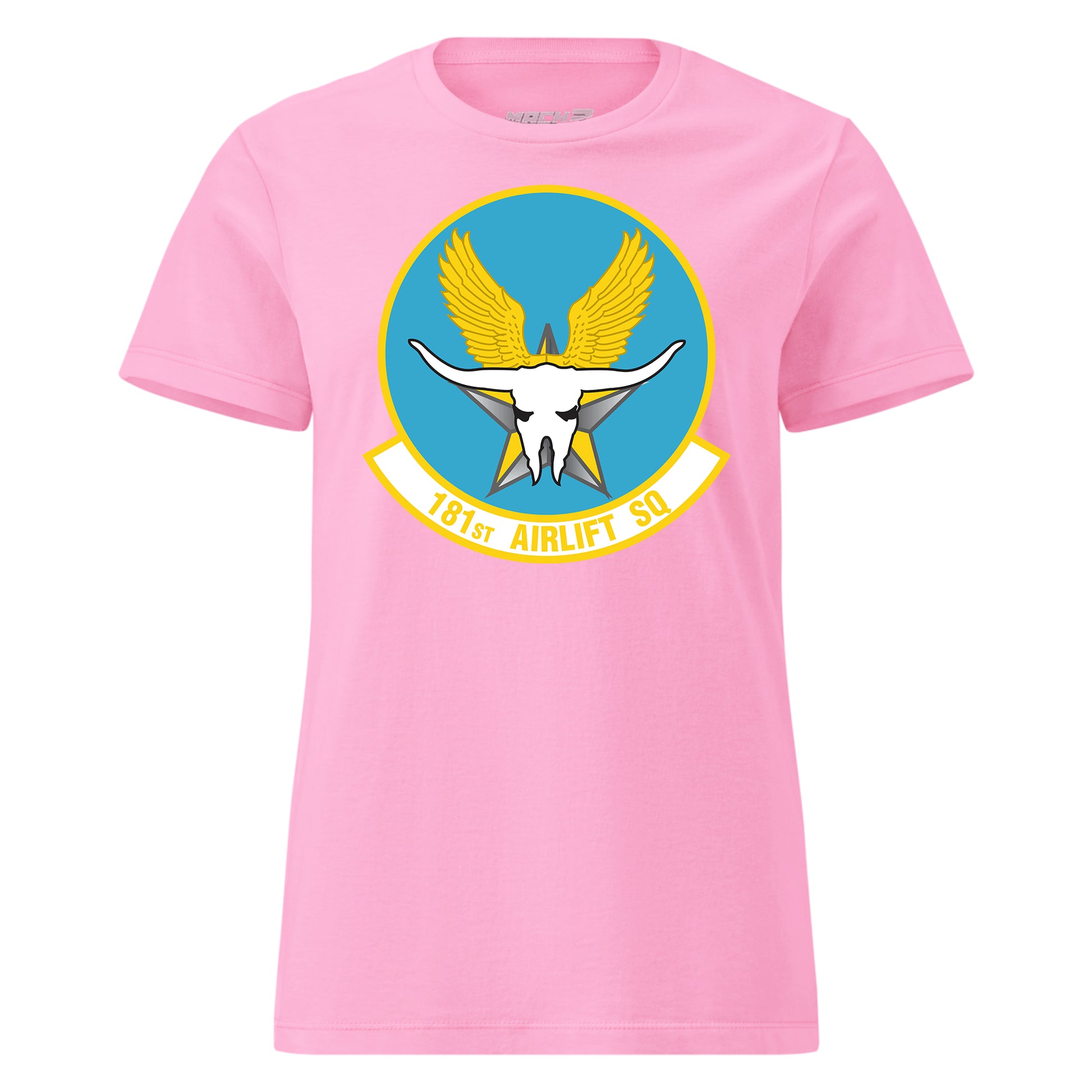 Mach2 Squadron Upload | 181ST AIRLIFT SQUADRON | Womens | Pink | MACH-WOMENS-FRONT-PINK.jpg