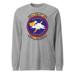 Mach2 Squadron Upload | 68TH AIRLIFT SQUADRON | Long Sleeve | Heather Grey | MACH-LONG-SLEEVE-FRONT-GREY.jpg