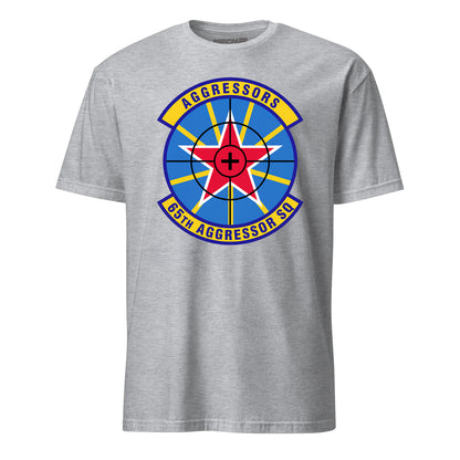 Mach2 Squadron Upload | 65TH AGGRESSOR SQUADRON | T-Shirt | Heather Grey | MACH-SHORT-SLEEVE-FRONT-GREY.jpg