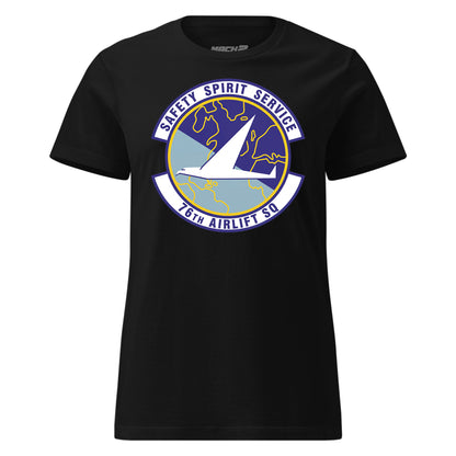Mach2 Squadron Upload | 76TH AIRLIFT SQUADRON | Womens | Black | MACH-WOMENS-FRONT-BLACK.jpg
