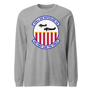 Mach2 Squadron Upload | 336TH AIR REFUELING SQUADRON | Long Sleeve | Heather Grey | MACH-LONG-SLEEVE-FRONT-GREY.jpg