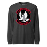 Mach2 Squadron Upload | 2ND AIR REFUELING SQUADRON | Long Sleeve | Charcoal Heather | MACH-LONG-SLEEVE-FRONT-CHARCOAL.jpg