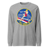 155th Airlift Squadron Long Sleeve T-Shirt - Heather Grey