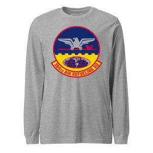 Mach2 Squadron Upload | 384TH AIR REFUELING SQUADRON | Long Sleeve | Heather Grey | MACH-LONG-SLEEVE-FRONT-GREY.jpg