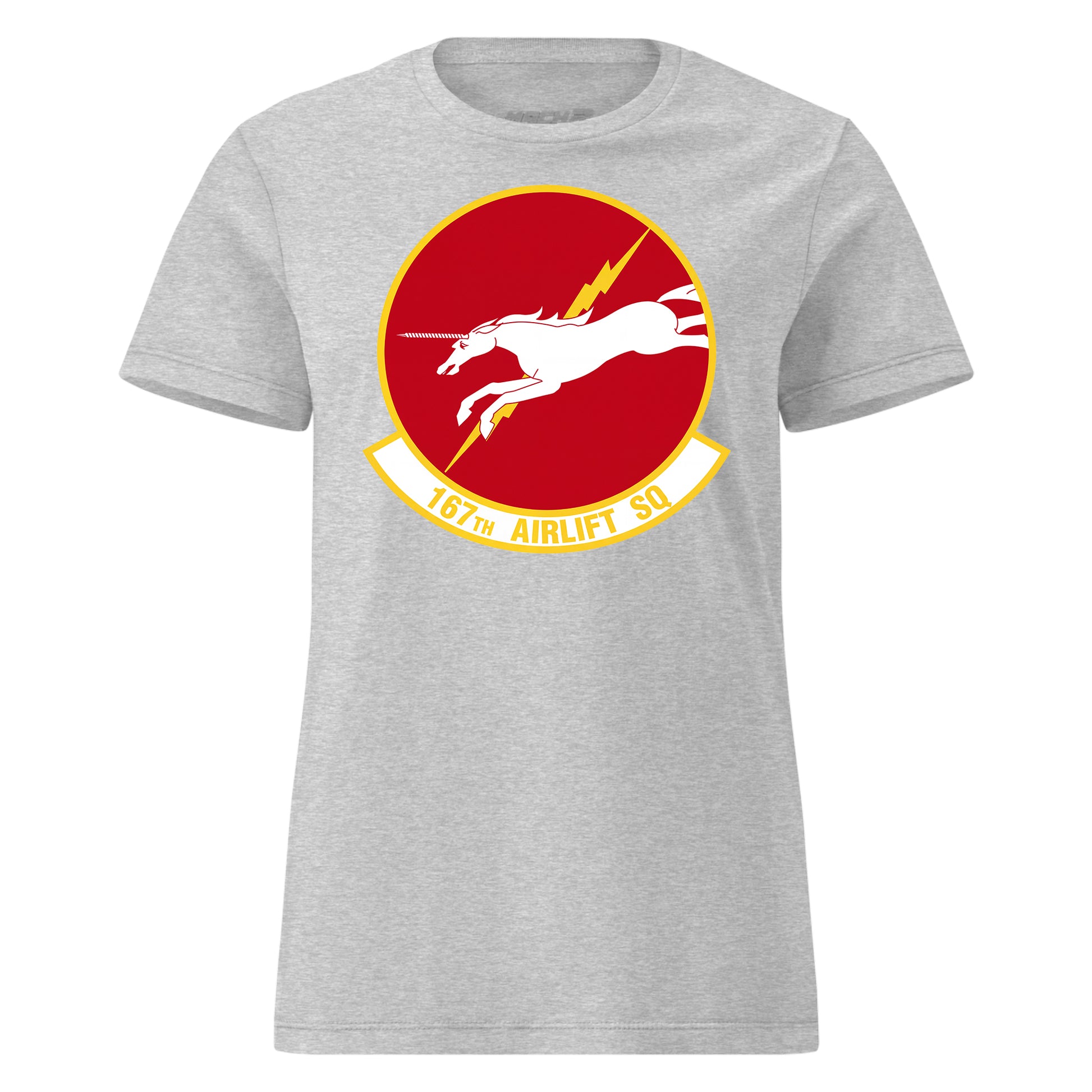 Mach2 Squadron Upload | 167TH AIRLIFT SQUADRON | Womens | Heather Grey | MACH-WOMENS-FRONT-GREY.jpg