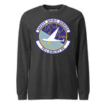 Mach2 Squadron Upload | 76TH AIRLIFT SQUADRON | Long Sleeve | Charcoal Heather | MACH-LONG-SLEEVE-FRONT-CHARCOAL.jpg