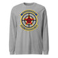 64th Aggressor Squadron long sleeve T-shirt in Heather Grey