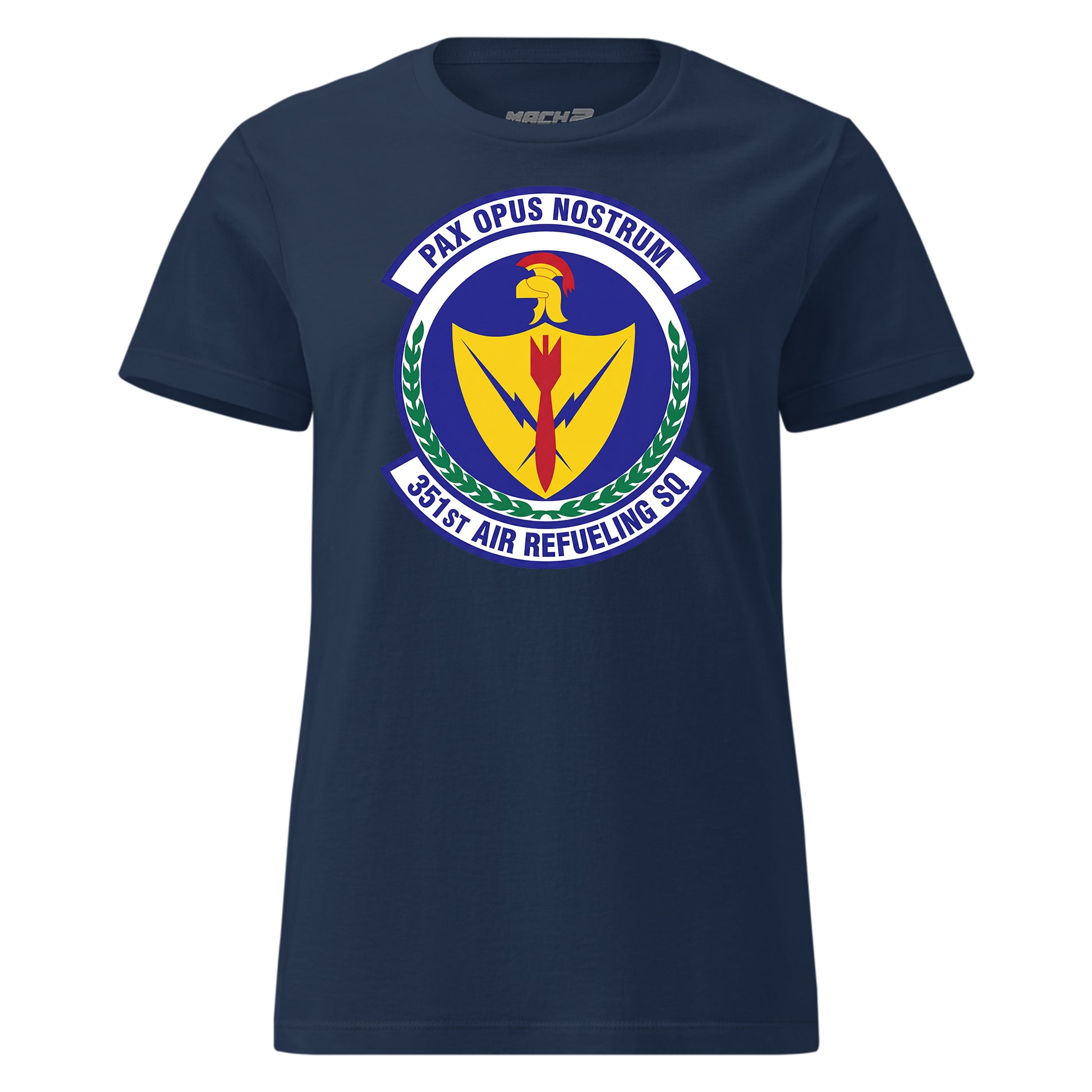 Mach2 Squadron Upload | 351ST AIR REFUELING SQUADRON | Womens | Navy | MACH-WOMENS-FRONT-NAVY.jpg