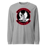 Mach2 Squadron Upload | 2ND AIR REFUELING SQUADRON | Long Sleeve | Heather Grey | MACH-LONG-SLEEVE-FRONT-GREY.jpg