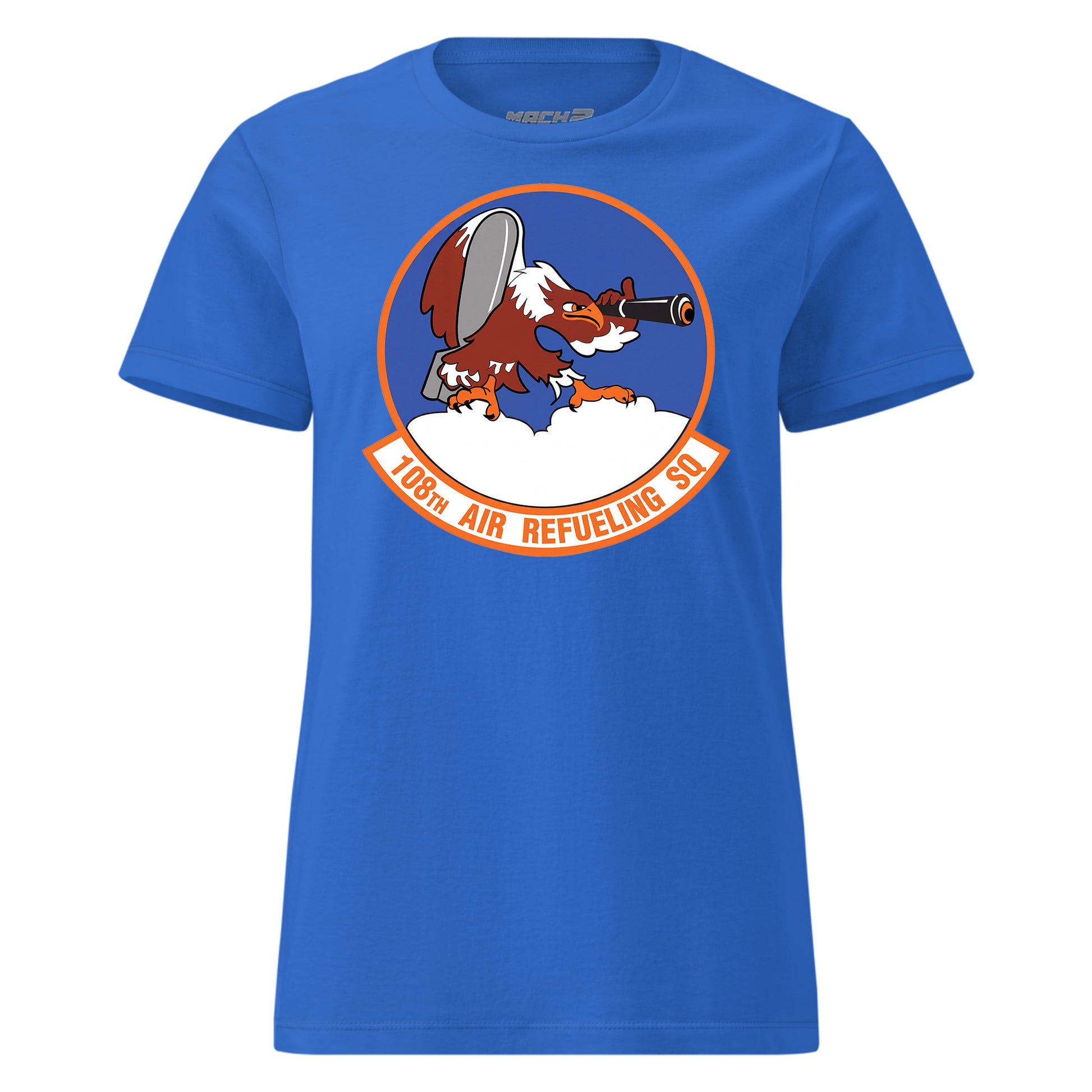 Mach2 Squadron Upload | 108TH AIR REFUELING SQUADRON | Womens | Royal | MACH-WOMENS-FRONT-ROYAL.jpg
