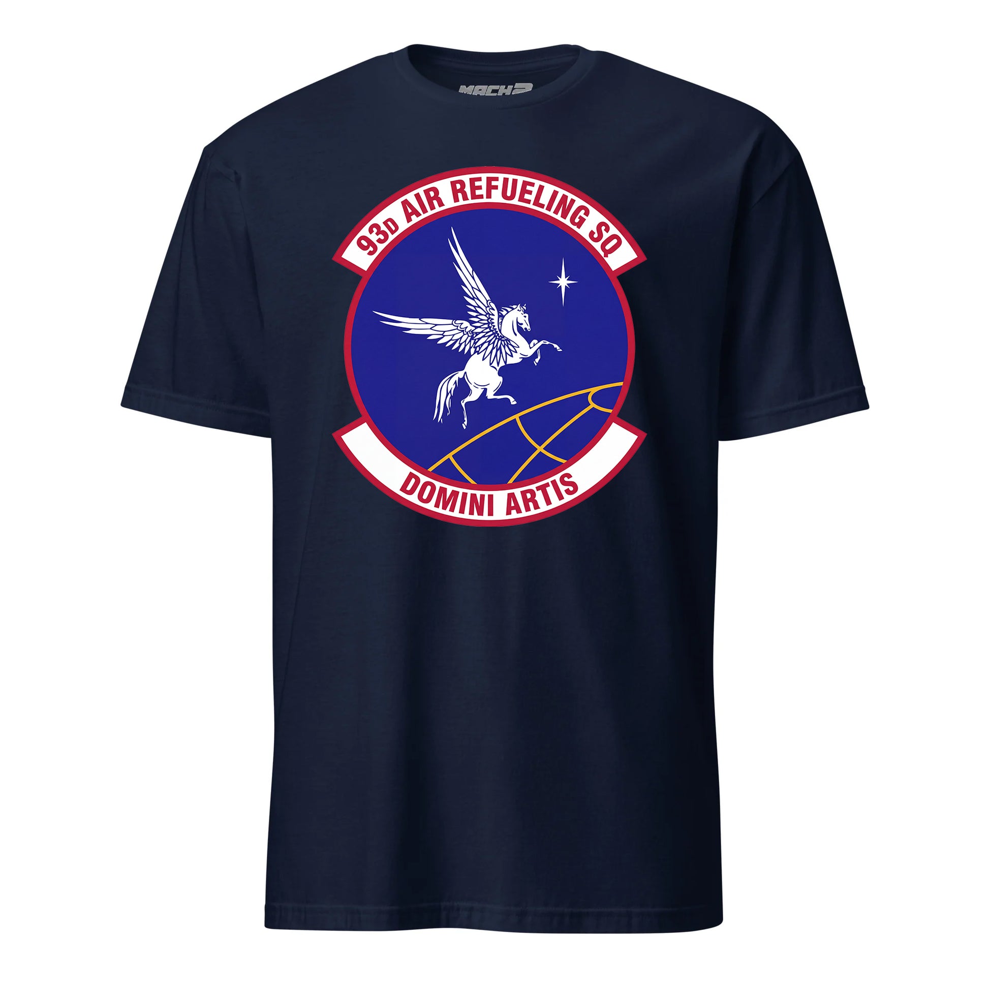 Mach2 Squadron Upload | 93RD AIR REFUELING SQUADRON | T-Shirt | Navy | MACH-SHORT-SLEEVE-FRONT-NAVY.jpg