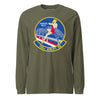 155th Airlift Squadron Long Sleeve T-Shirt - OD Green
