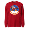 108th Air Refueling Squadron Long Sleeve T-Shirt - Red