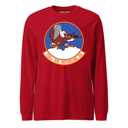 Mach2 Squadron Upload | 108TH AIR REFUELING SQUADRON | Long Sleeve | Red | MACH-LONG-SLEEVE-FRONT-RED.jpg
