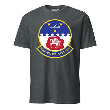Mach2 Squadron Upload | 700TH AIRLIFT SQUADRON | T-Shirt | Charcoal Heather | MACH-SHORT-SLEEVE-FRONT-CHARCOAL.jpg