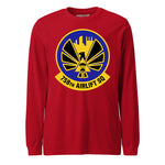 Mach2 Squadron Upload | 758TH AIRLIFT SQUADRON | Long Sleeve | Red | MACH-LONG-SLEEVE-FRONT-RED.jpg