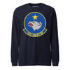 144th Airlift Squadron Long Sleeve T-Shirt - Navy