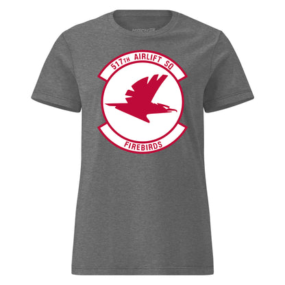 Mach2 Squadron Upload | 517TH AIRLIFT SQUADRON | Womens | Charcoal Heather | MACH-WOMENS-FRONT-CHARCOAL.jpg