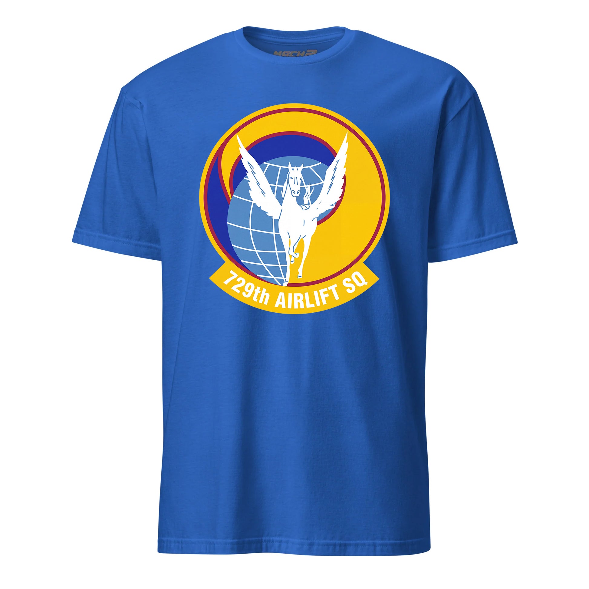 Mach2 Squadron Upload | 729TH AIRLIFT SQUADRON | T-Shirt | Royal | MACH-SHORT-SLEEVE-FRONT-ROYAL.jpg