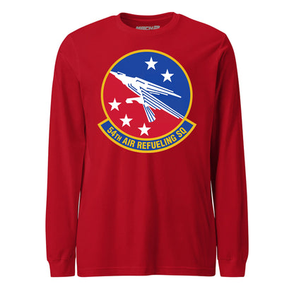 Mach2 Squadron Upload | 54TH AIR REFUELING SQUADRON | Long Sleeve | Red | MACH-LONG-SLEEVE-FRONT-RED.jpg
