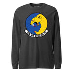 Mach2 Squadron Upload | 133RD AIR REFUELING SQUADRON | Long Sleeve | Charcoal Heather | MACH-LONG-SLEEVE-FRONT-CHARCOAL.jpg