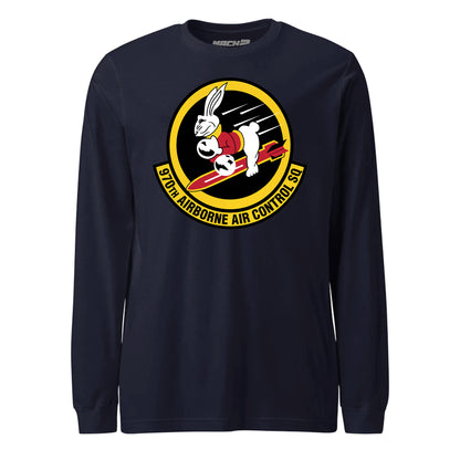 Mach2 Squadron Upload | 970TH AIRBORNE AIR CONTROL SQUADRON | Long Sleeve | Navy | MACH-LONG-SLEEVE-FRONT-NAVY.jpg