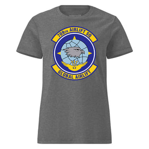 Mach2 Squadron Upload | 709TH AIRLIFT SQUADRON | Womens | Charcoal Heather | MACH-WOMENS-FRONT-CHARCOAL.jpg