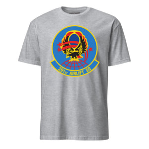 Mach2 Squadron Upload | 201ST AIRLIFT SQUADRON | T-Shirt | Heather Grey | MACH-SHORT-SLEEVE-FRONT-GREY.jpg