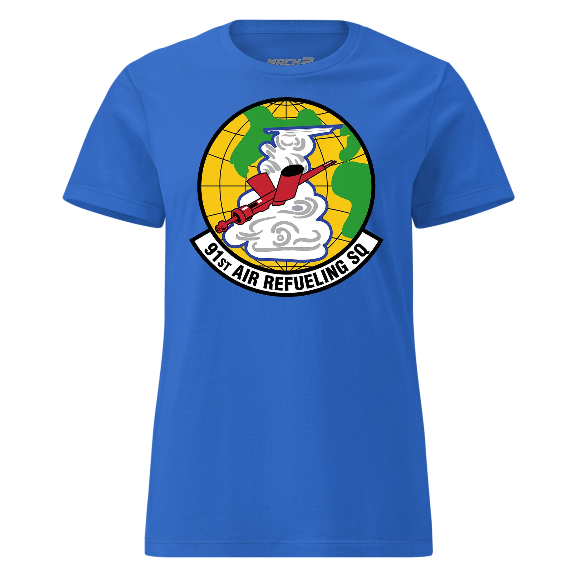 Mach2 Squadron Upload | 91ST AIR REFUELING SQUADRON | Womens | Royal | MACH-WOMENS-FRONT-ROYAL.jpg